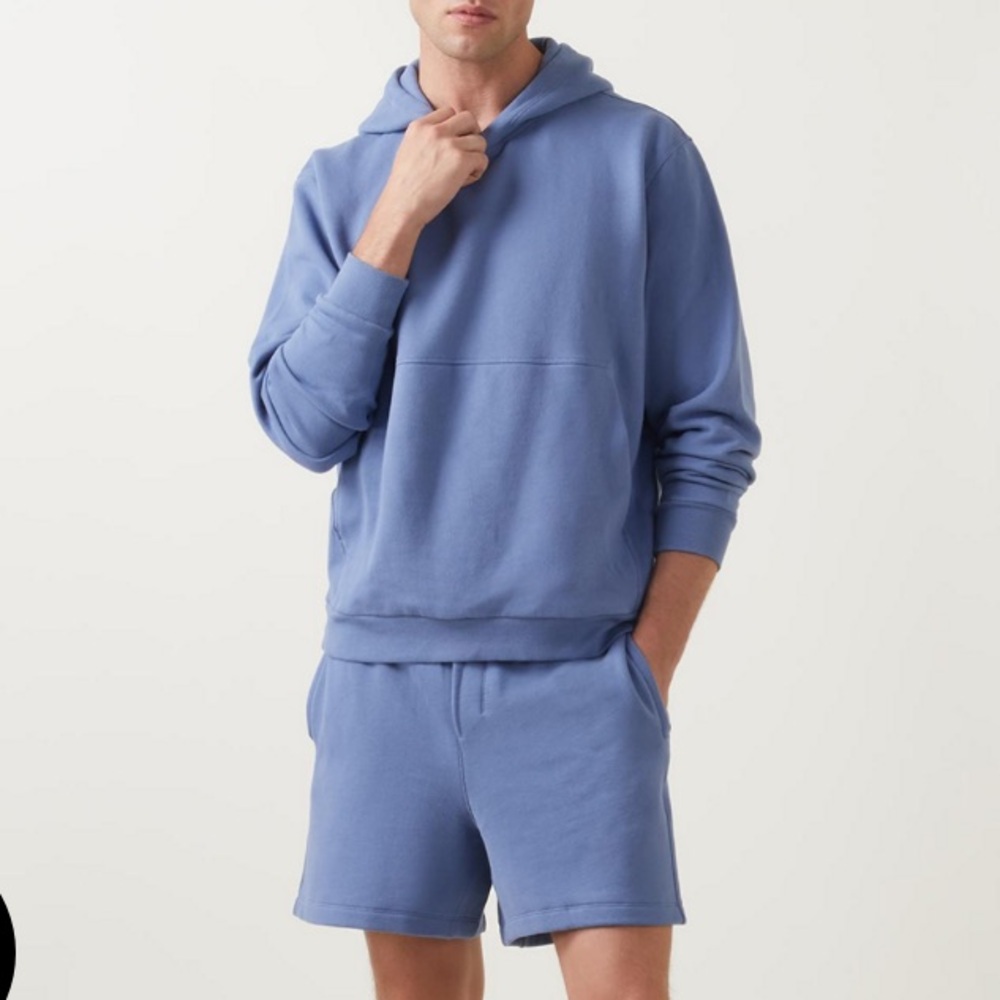 699. Lululemon athletica steady state pullover hoodie oasis blue XXL NWT